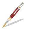 Broadwell Art Deco Gold TN and Chrome Ball Point Pen Kit  Item #: PKART5B
