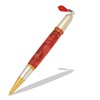 Diva Charm Ruby Red Crystals Pen Kit in Gold TN and Rhodium  Item #: PKCHPEN2