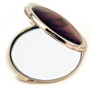 Mini Compact Pewter Finish Mirror  Item #: PKCMRP