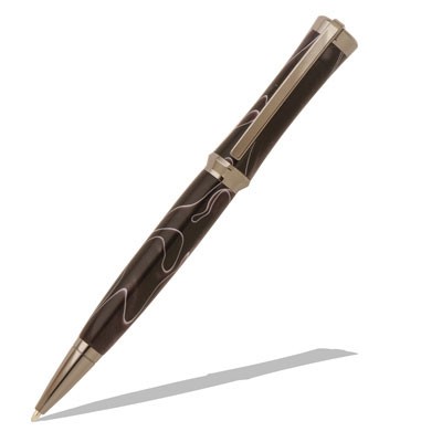 Concava Gun Metal Twist Pen Kit  Item #: PKCONGM