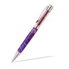 Shimmering Crystals Chrome with Purple Crystals Twist Pen Kit  Item #: PKCTPEN5