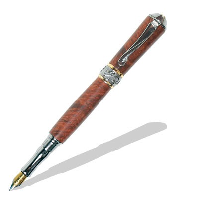 Broadwell Nouveau Sceptre Black TN and 22kt Gold Fountain Pen Kit  Item #: PKDBFBT