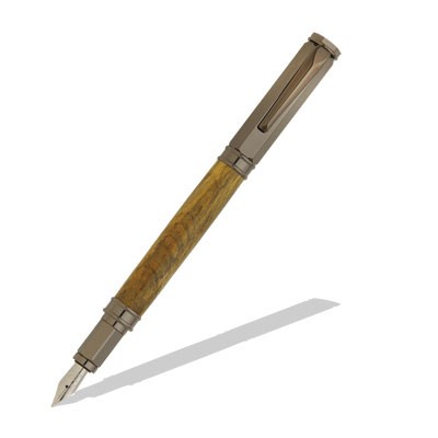 Magnetic Vertex Gun Metal Fountain Pen Kit  Item #: PKFP5110