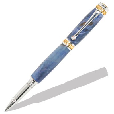 Majestic Jr 22kt Gold/Rhodium Rollerball Pen Kit  Item #: PKMAJGPJR