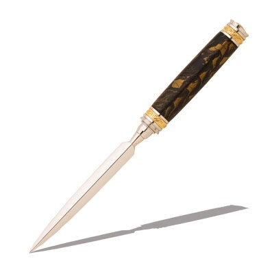 Majestic 22kt Gold and Rhodium Letter Opener  Item #: PKMAJLOGP