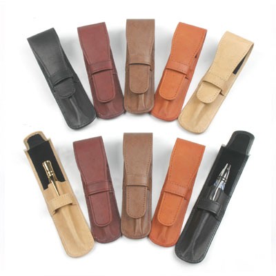 10pk Mixed Leather Sngl Pn Pch  Item #: PKPOUCHU15