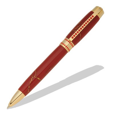 Princess 24kt Gold with Red Stones Pen Kit  Item #: PKPRPEN5