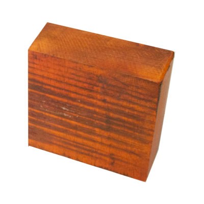 Tropical Collection Padauk 2 in. x 5 in. x 5 in. Bowl Blank  Item #: WX07-4
