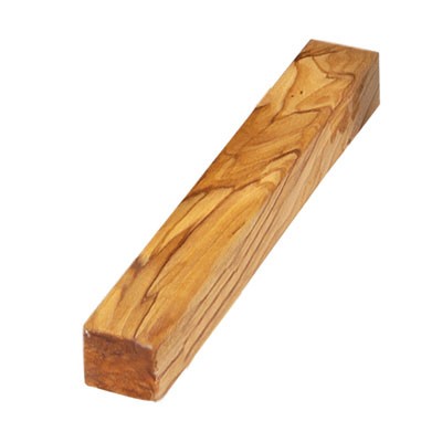 Bethlehem Olivewood 1 in. x 1 in. x 6 in. Spindle Blank  Item #: WXPR01-9B