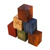 6pc Combo Stabilized Spalted Maple Burl Bottle Stoppers  Item #: WXSPM99