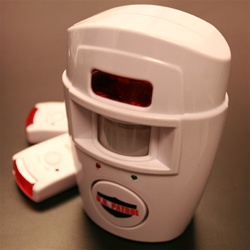 Motion Sensor Alarm with Audio and Visual Alerts