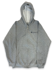 Community Hospital Zip Hoodie- Grey