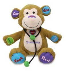 Dr. Charlie Animated Plush Monkey Toy