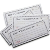 Gift certificate