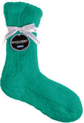 Snoozies Shea Butter Infused Socks- Emerald Green
