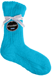 Snoozies Shea Butter Infused Socks- Turquoise