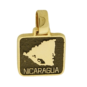 Dije mapa Nicaragua