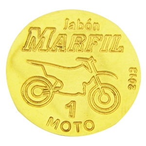 Medalla marfil moto