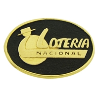 Pin ovalado loteria nacional