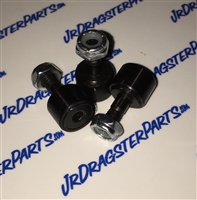 Jr Dragster Cam Followers for Shockwave and Terminator Secondary Clutch. These are our own JDP custom black secondar rollers designed for the least amount of friction possible. Make your secondary shift smoothly more consistent runs