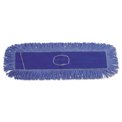 In-House Brand WASHABLE Industrial Blue Looped Dry Dust Mop Heads 24" x 5" - 1 Each