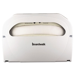 Boardwalk BWK-KD100 Boardwalk White Plastic Seat Cover Dispensers