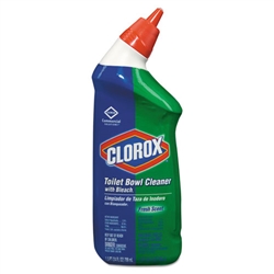 Clorox Model CLO 00031CT, Clorox Toilet Bowl Cleaner with Bleach 12 x 24oz. Fresh Scent