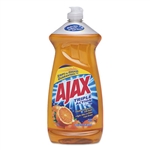 Colgate Palmolive AJAX Triple Action Hand Washing Dish Soap Detergent - Antibacterial Orange 6 x 52oz Squeeze Bottles