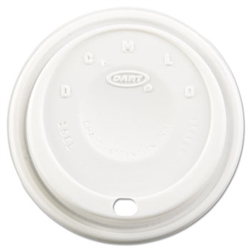 Dart Cappuccino Lids White 1000ct