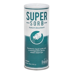 Fresh Products Model 614SS - Super-Sorb Liquid Spill Vomit Absorbent Granules 6 x 12oz.