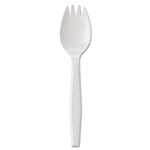 Medium Weight Knife Polypropylene Cutlery Utensils Economical Plastic SPORKS 1000ct