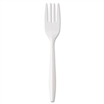 Medium Weight Polypropylene Cutlery Utensils Economical Plastic Forks 1000ct