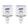 Gojo Purell Model 7753-02 - Advanced Foam Hand Sanitizer Refills - Clean Scent - For ES8 Gel Dispensers - 2 x 1200ml Foam Refill Cartridges