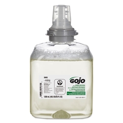 GOJO Model 566502 Green Certified Foam Hand Soap 2 x 1200ml TFX Touch Free Refill Cartridges
