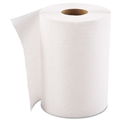 Economy White Hardwound Paper Roll Towels In-House Brand 12 x 350'
