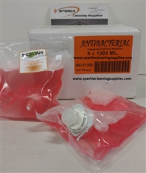 Inopak Model 5063-FL1000 Antibacterial Foam Hand Soap Refill Cartridges 6 x 1000ml