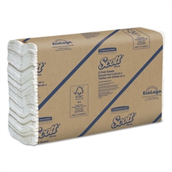 KCC 01510 ScottÂ® Premium White C-Fold Paper Towels