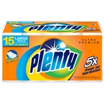 Plenty Brand Premium Household Kitchen Paper Roll Towels  Flex-A-Size 15 x 90ct