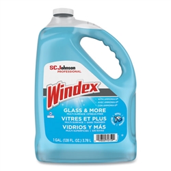 Model SJN-696503 Windex Glass Cleaner w/ Ammonia D Spray - 4 x 1 Gallon