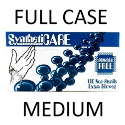 Emerald Syntheticare Brand Medical Exam Disposable Latex Free Powder Free Vinyl Gloves 10 x 100ct MEDIUM