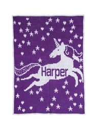 Unicorn and Star Blanket