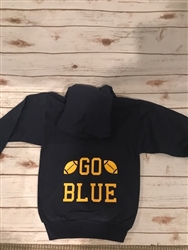 Go Blue Football Hoodie