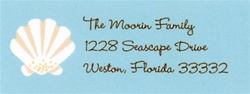 Seashell Address Labels