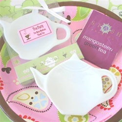 It's Tea Time! Porcelain Teapot Dish