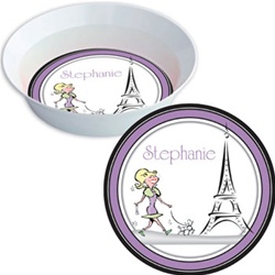 Eiffel Plate and Bowl Sets