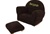 Chocolate Chenille Upholstered Rocker & Ottoman wi