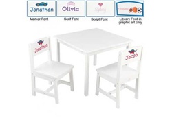 Aspen Table & Chair Set-White