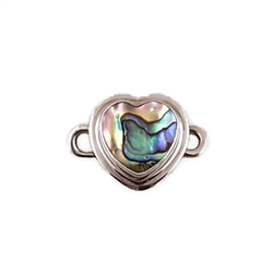 Tabra Abalone Heart Charm