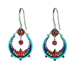 Firefly Fancy Hoop Earrings in Multi-color