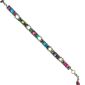 Firefly Mosaic Long Crystal Bracelet in Multi-color